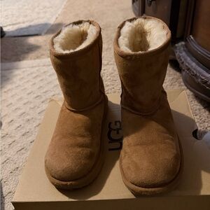 UGG Kids Brown Boots with Cream Lining